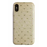 Lunso ultra dunne backcover hoes - iPhone X / XS - star beige