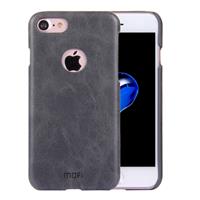 MOFI for iPhone 8 & 7 Crazy Horse Texture Leather Surface PC Protective Case Back Cover(Black)