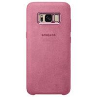 Samsung Alcantara Cover Galaxy S8+ - Roze für Samsung Galaxy S8+ SM-955F