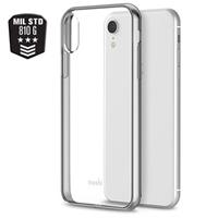 Moshi Vitros iPhone XR Bumper Cover - Zilver / Doorzichtig