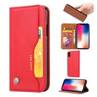 Card Set Serie iPhone XS Max Wallet Case - Rood