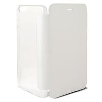 iPhone 6 / 6S Ksix Folio Tas - Doorzichtig / Wit