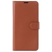 Nokia 5 Wallet Case met textuur - Bruin