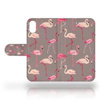 B2Ctelecom Apple iPhone X | Xs Uniek Design Hoesje Flamingo's