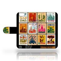 B2Ctelecom Apple iPhone 6 | 6s Uniek Design Boekhoesje Postzegels
