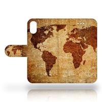 B2Ctelecom Apple iPhone X | Xs Uniek Design Hoesje Wereldkaart