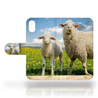 B2Ctelecom Apple iPhone X | Xs Uniek Design Hoesje Schaap en Lammetje