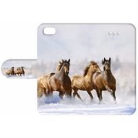 B2Ctelecom iPhone 5 | 5s | SE Boekhoesje Uniek Design Paarden