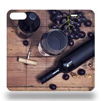 B2Ctelecom Apple iPhone 7 Plus | 8 Plus Uniek Design Hoesje Wijn
