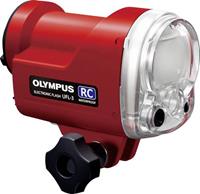 Externe flitser Olympus V6320120E000 Geschikt voor: Olympus Richtgetal bij ISO 100/50 mm: 22