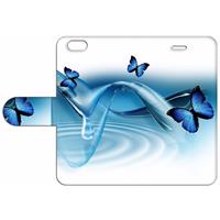 B2Ctelecom iPhone 6 | 6s Boekhoesje Uniek Design Vlinders