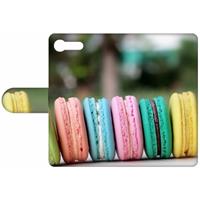 B2Ctelecom Sony Xperia X Compact Uniek Design Hoesje Macarons