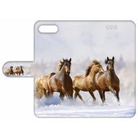 B2Ctelecom Apple iPhone 7 Plus | 8 Plus Uniek Design Telefoonhoesje Paarden