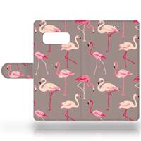 B2Ctelecom Samsung Galaxy Note 8 Uniek Design Hoesje Flamingo's