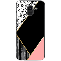 B2Ctelecom Samsung Galaxy J6 2018 Uniek Design TPU Hoesje Shapes