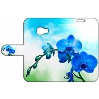 B2Ctelecom Uniek Hoesje Blauw Orchidee voor de Samsung Galaxy Xcover 4
