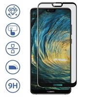 Panzer 3D Gebogen Huawei P20 Lite Glazen Screenprotector - Zwart