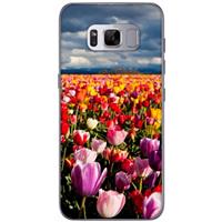 B2Ctelecom Samsung Galaxy S8 Uniek TPU Hoesje Tulpen