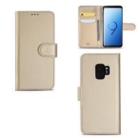 B2Ctelecom Samsung Galaxy S9 Hoesje Goud met Flexibele Houder