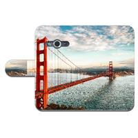 B2Ctelecom Samsung Galaxy Xcover 3 Uniek Ontworpen Hoesje GoldenGate Bridge