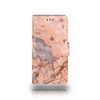 B2Ctelecom Samsung Galaxy J6 2018 Design Hoesje Marmer Oranje