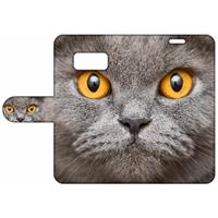 B2Ctelecom Leuk Design Hoesje Britse Kat voor de Samsung Galaxy S8