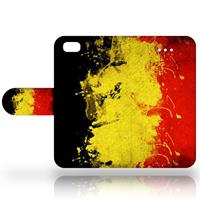 B2Ctelecom Apple iPhone 5 | 5s | SE Bookstyle Hoesje Belgische Vlag