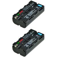 Chilipower NP-F530 / NP-F550 accu voor Sony - 2400mAh - 2-Pack