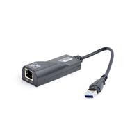 Gembird USB naar RJ45 Gigabit LAN adapter - USB3.0 - 0,10 meter