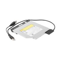 Externe USB naar SATA adapter voor Slim SATA SSD of DVD - Quality4All