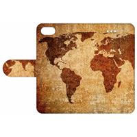 B2Ctelecom Apple iPhone 7 | 8 Uniek Ontworpen Telefoonhoesje Wereldkaart