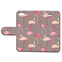 B2Ctelecom Apple iPhone 5 | 5s | SE Uniek Ontworpen Hoesje Flamingo's