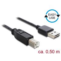 delock EASY-USB 2.0 Type-A male > USB 2.0 Type-B male