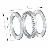 INA - Axial-Zylinderrollenlager 81238-M, Innend 190mm, Außend 270mm, Breite 62mm