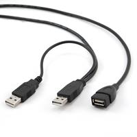 CableXpert USB 2.0 Verlengkabel 2x USB A - USB A 1,8m