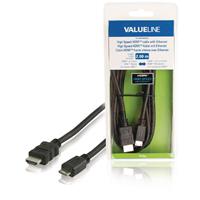 Valueline High Speed HDMIâÂ„¢ -kabel met ethernet HDMIâÂ„¢-connector - HDMI&tra -
