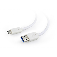 CableXpert USB-C naar USB-A kabel - USB3.0 - tot 2A / wit - 0,50 meter