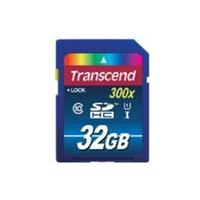 Transcend UHS-I 300x Premium (32GB) Secure Digital High-Capacity Flash Card (Class 10)