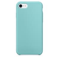 Apple Voor iPhone 8 & 7 Pure kleur vloeibare siliconen + PC beschermende terug Cover Case(Mint Green)