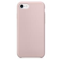 Apple Voor iPhone 8 & 7 Pure kleur vloeibare siliconen + PC beschermende terug Cover Case(Pink)