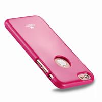 Apple MERCURY GOOSPERY JELLY CASE voor iPhone 6 Plus & 6s Plus TPU glitterpoeder Drop-proof Back Cover beschermhoes (Magenta)
