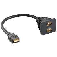 2-Poorts HDMI splitter - Goobay