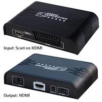 Techtube Pro Scart naar HDMI Omvormer en Schakelaar