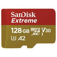 Sandisk MicroSDXC Extreme 128GB 160mb / 90mb,U3,V30