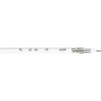 Interkabel AC 48 Coaxkabel Buitendiameter: 6.90 mm 75 Ώ 100 dB Wit 100 m