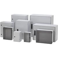 Fibox CAB PC 405020 T Wandbehuizing, Installatiebehuizing 400 x 500 x 200 Polycarbonaat Lichtgrijs (RAL 7035) 1 stuks