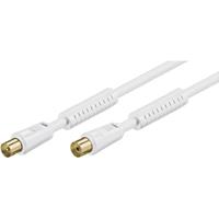 goobay Antenna cable with ferrite, (100% shielded,gold plated) coaxial plug>c