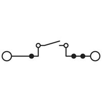 phoenixcontact RT 4-T-P/P Messertrennklemme 0.10mm² 6mm² Grau 25St.