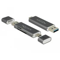 Delock Card Reader USB Type-C/ USB 3.1 Gen 1 Type-A > SD