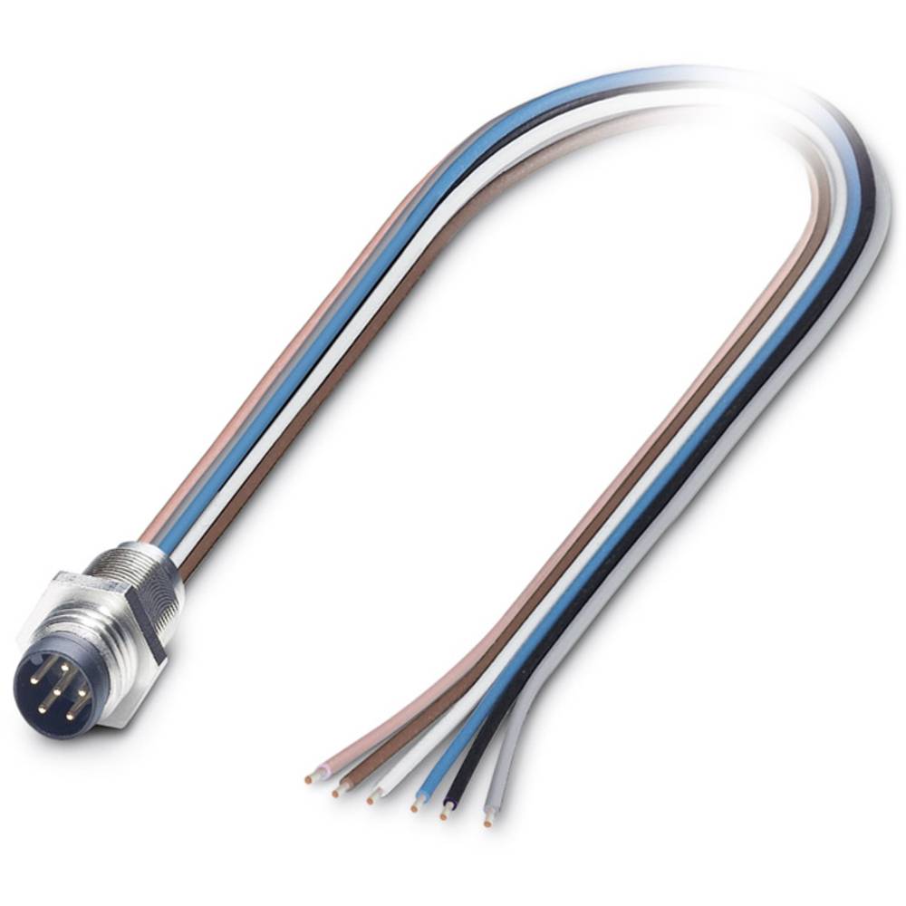 phoenixcontact Phoenix Contact 1424132 Sensor/actuator steekconnector M12 Aantal polen: 4 Stekker, inbouw 0.50 m 1 stuk(s)